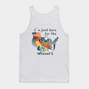 I'm Just Here For The Wieners Tank Top